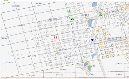 This is a map showing a highlighted property parcel within a grid of land lots — INDIAN RIVER PARK, MIMS, FL