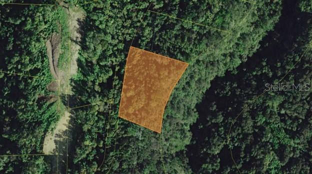 An aerial view shows a highlighted rectangular parcel of land surrounded by dense forest — HACIENDAS DEL DORADO DEV., CONTORNO WARD, FASE II, TOA ALTA, PR