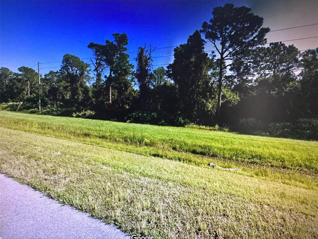 A grassy field slopes upward toward a line of trees under a clear blue sky — E STATE ROAD 60, OKEECHOBEE, FL