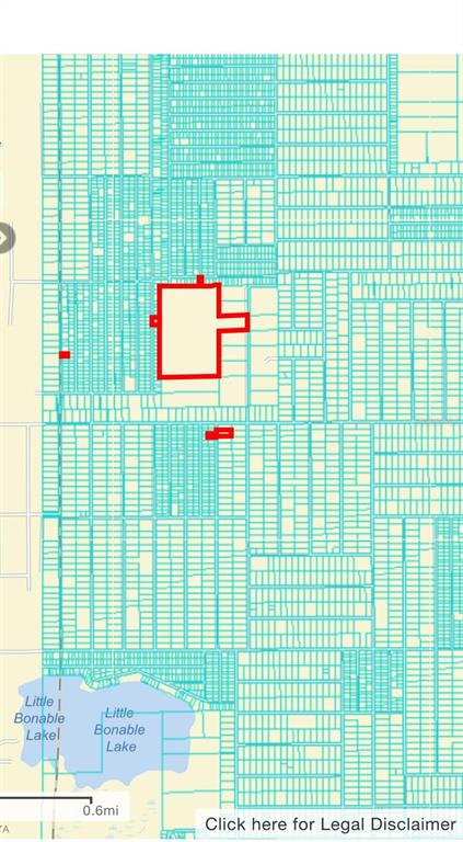 This is a site plan rendering showing the layout and dimensions of 198 land plots — SW OBEE RIDGE ROAD, DUNNELLON, FL