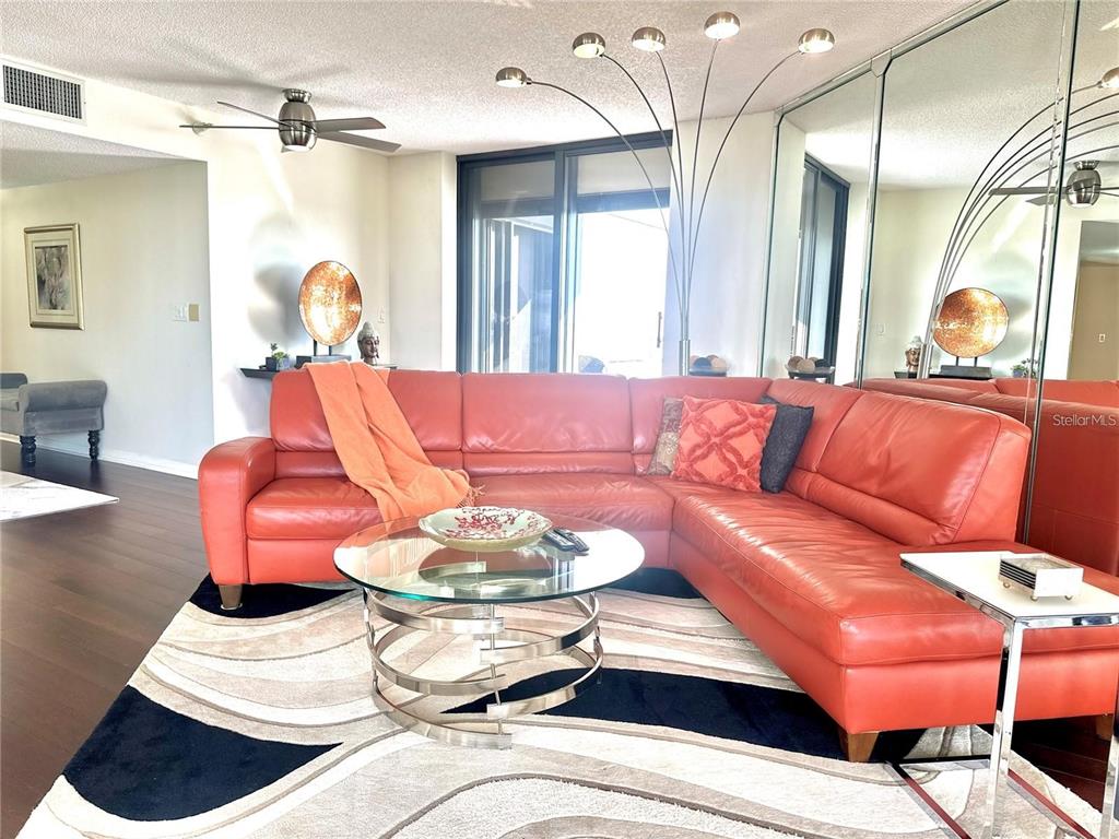 An elevated view of a marina filled with boats and surrounding residential homes — 5950 PELICAN BAY PLAZA S UNIT 505, GULFPORT, FL