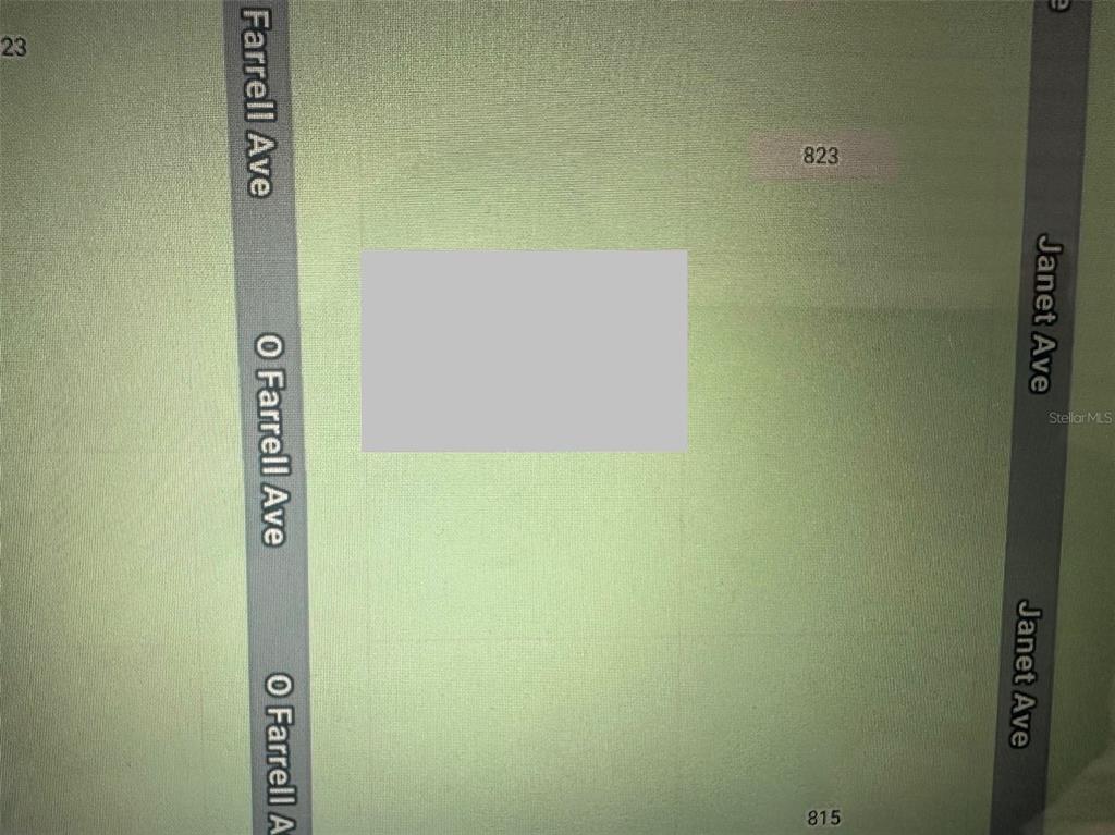 This is a map showing a rectangular lot located between Farrell Avenue and Janet Avenue — INTERLACHEN LAKES ESTATES, PALATKA, FL