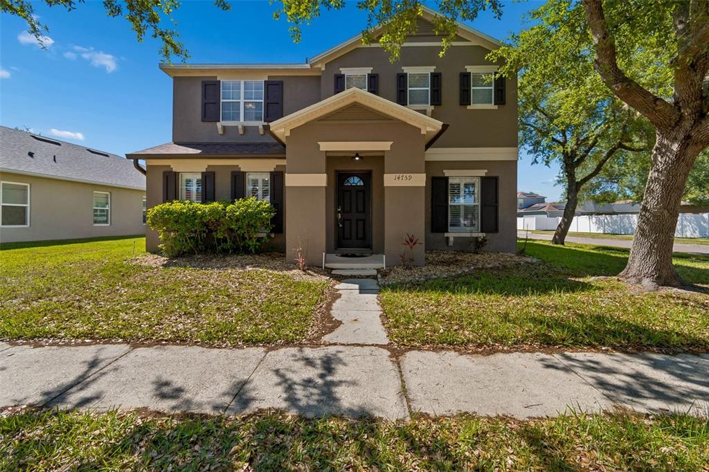 This is a floor plan showing the layout of a two-story residential home — 14759 ROYAL POINCIANA DRIVE, ORLANDO, FL