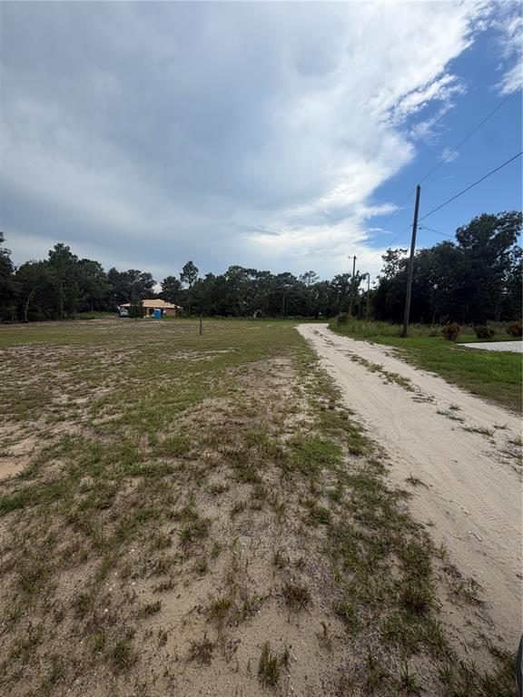 A large, flat, sandy lot with sparse grass and nearby houses under a cloudy sky — TBD SE 126TH STREET, BELLEVIEW, FL