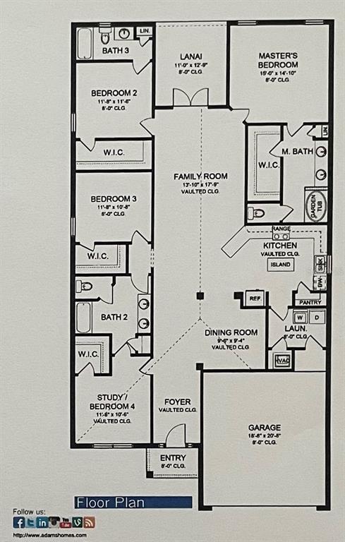 A carpeted bedroom features a window, a doorway to a bathroom, and a closet door — 2675 AVERLAND LOOP, NORTH PORT, FL