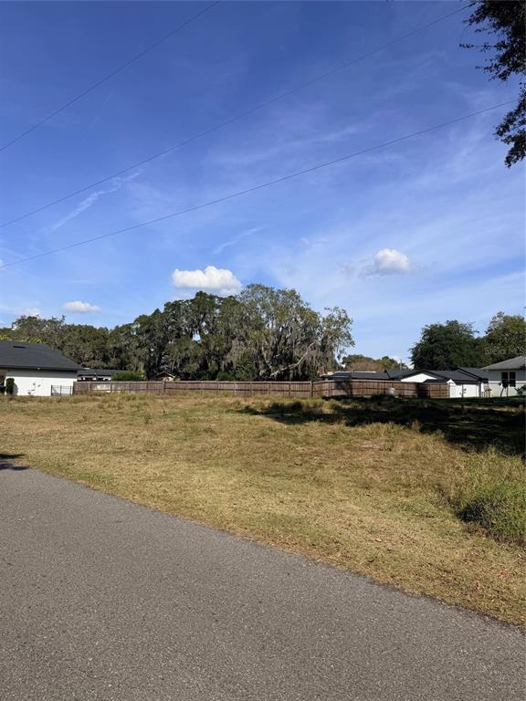 A vacant, grassy residential lot sits next to an asphalt road with houses in back — 1707 TWIN LAKE DRIVE, GOTHA, FL