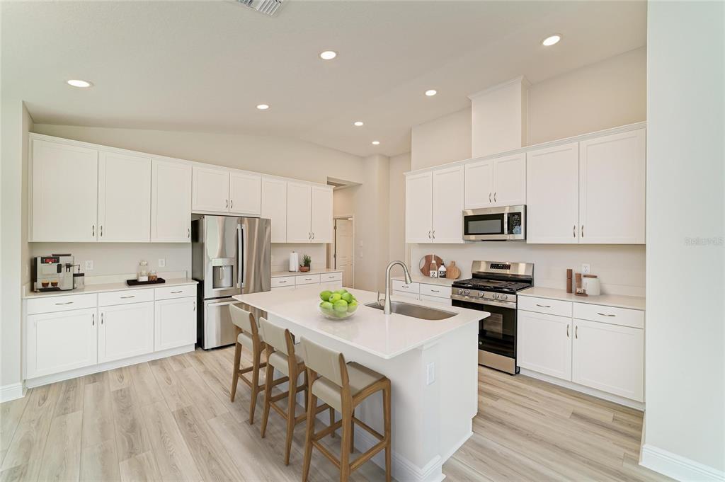 A single-story house under construction with a concrete block exterior and a garage — 12361 OAK  HILL WAY, PARRISH, FL