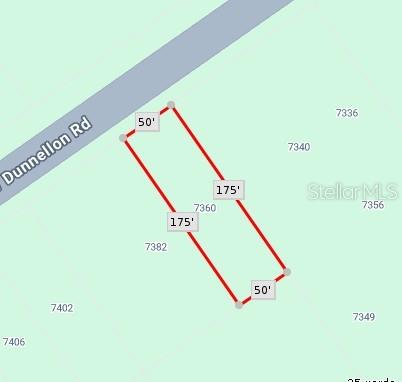 A wooded lot with tall pine trees and dense undergrowth under an overcast sky — 7360 W DUNNELLON ROAD, DUNNELLON, FL
