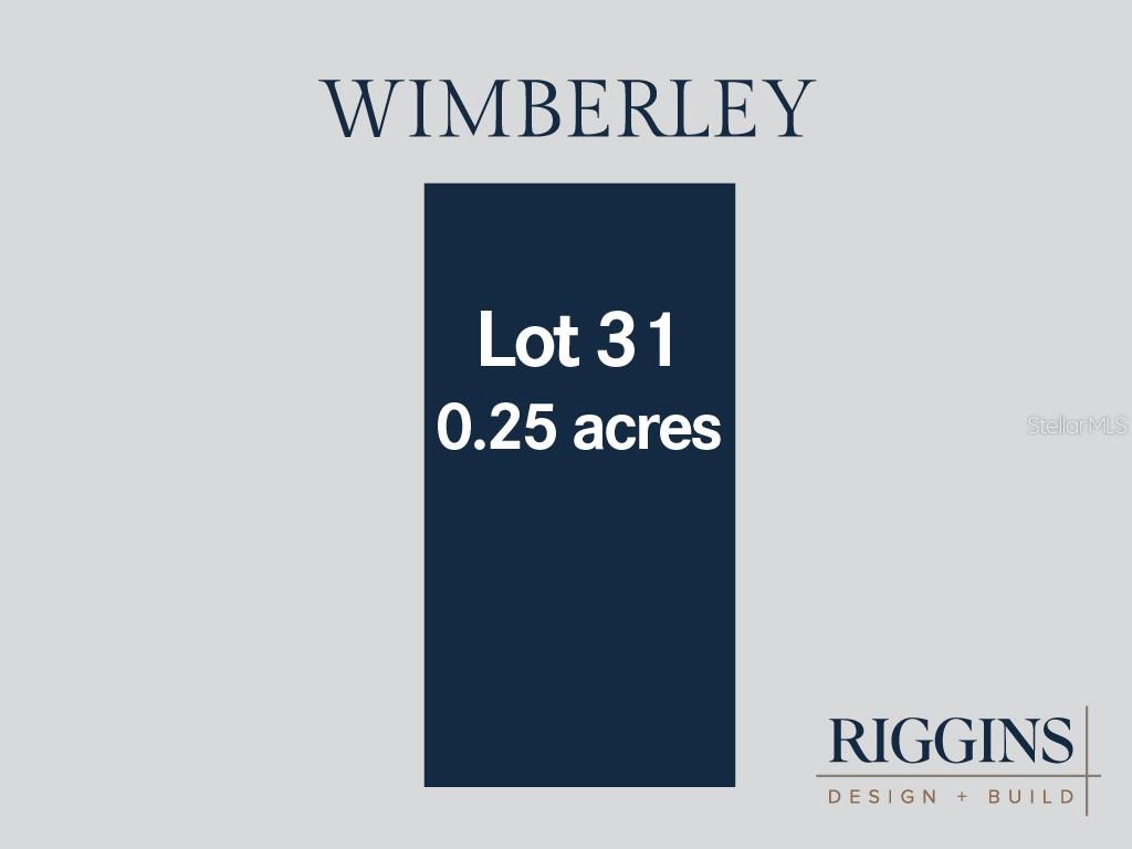 This is a graphic rendering of a rectangular lot labeled Lot 31 at 0.25 acres — 14146 SW 7TH PLACE, NEWBERRY, FL