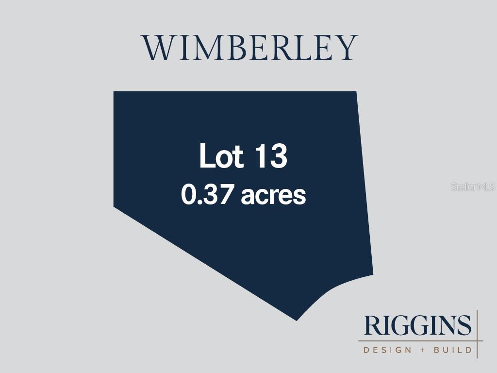 This is a digital map rendering of a 0.37-acre residential lot labeled Lot 13 — 608 SW 139TH COURT, NEWBERRY, FL