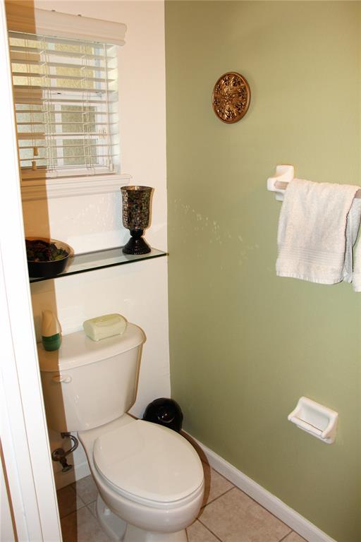 A small bathroom features a white toilet, a glass shelf, and a green accent wall — 319 SUMMER CLOUDS PLACE, BRANDON, FL