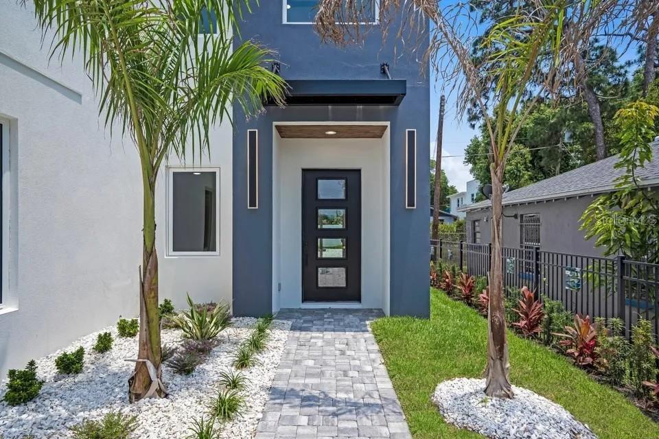 This is a two-story floor plan showing the layout of bedrooms, bathrooms, and living areas — 1156 COCOANUT AVENUE, SARASOTA, FL