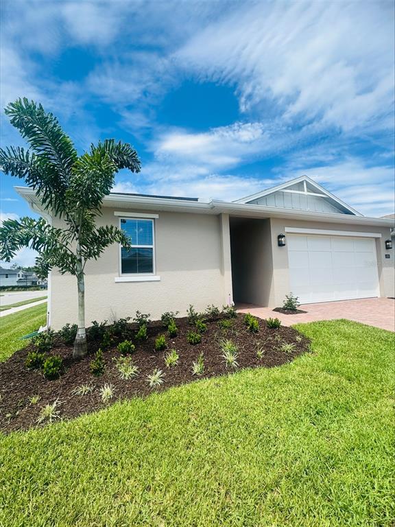 This is a floor plan for a single-story house with a two-car garage — 3678 ARBORDALE LOOP, SANFORD, FL