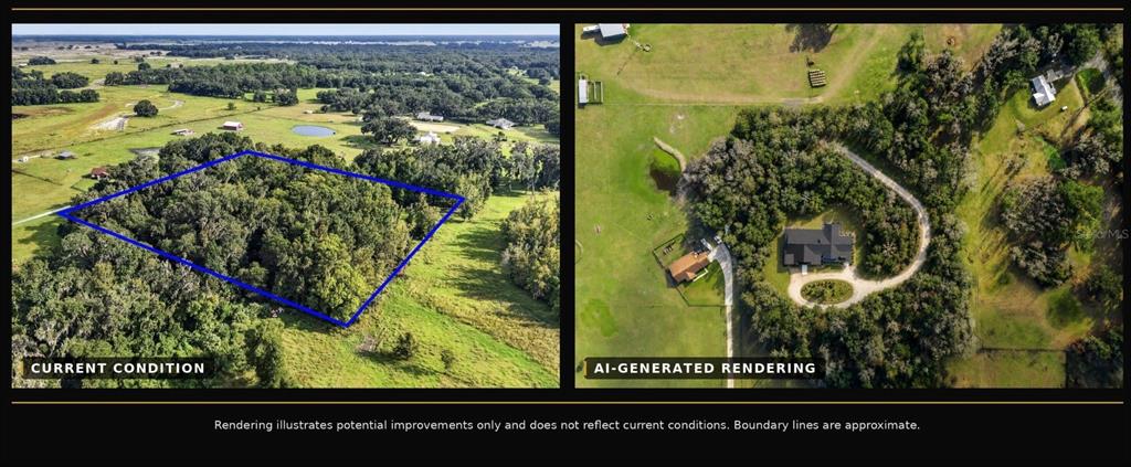 A grassy field borders a wooded area with a wire fence and a wooden post — TBD CR 526, SUMTERVILLE, FL