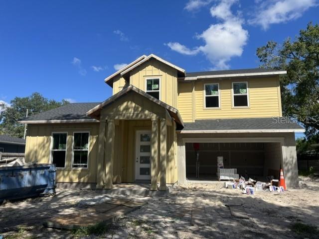This floor plan shows a single-story home with two bedrooms, a study, and a garage — 3627 BOBOLINK LANE, ORLANDO, FL