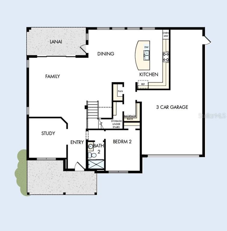 This is a floor plan of a house second level with five bedrooms and four bathrooms — 1604 COLE ROAD, ORLANDO, FL