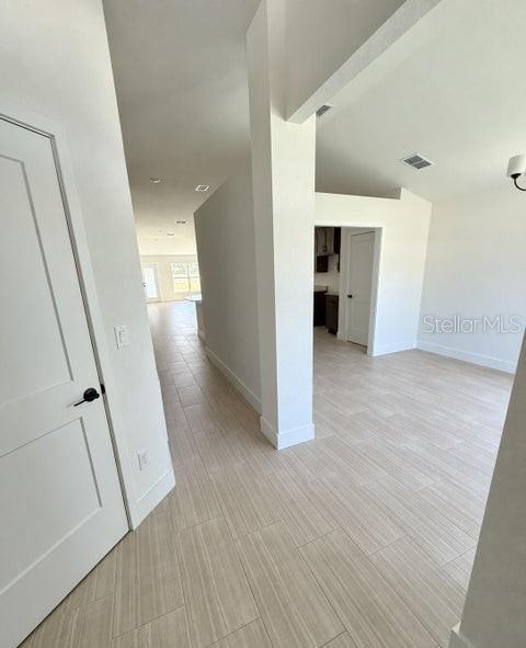 This is a floor plan for a single-story house with four bedrooms and a two-car garage — 11594 GRACE ROAD, WEEKI WACHEE, FL