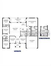 This is a floor plan showing the layout of a single-story residential home — 36893 HIDDEN VIEW CIRCLE, DADE CITY, FL