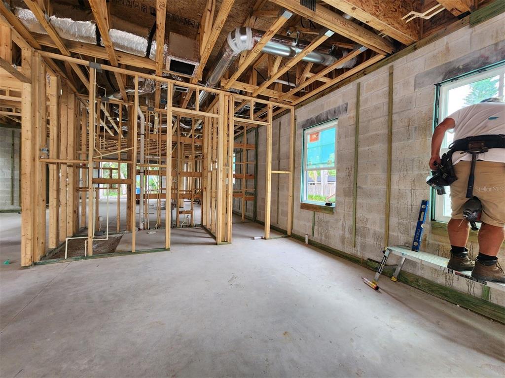 This image displays an exterior design selection board featuring paint colors, hardware, and paving materials — 751 40TH AVENUE N, ST PETERSBURG, FL