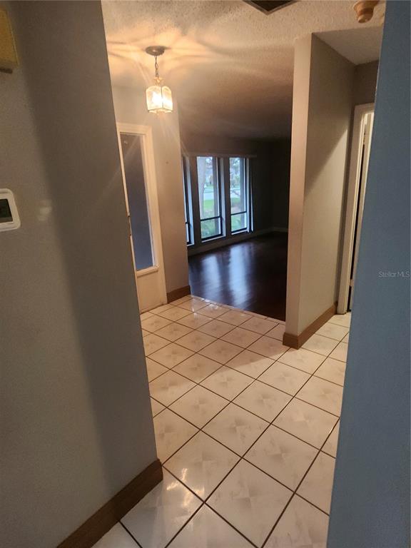 A tiled entryway leads into a living area with hardwood floors and large windows — 8104 GRANADA BOULEVARD, ORLANDO, FL