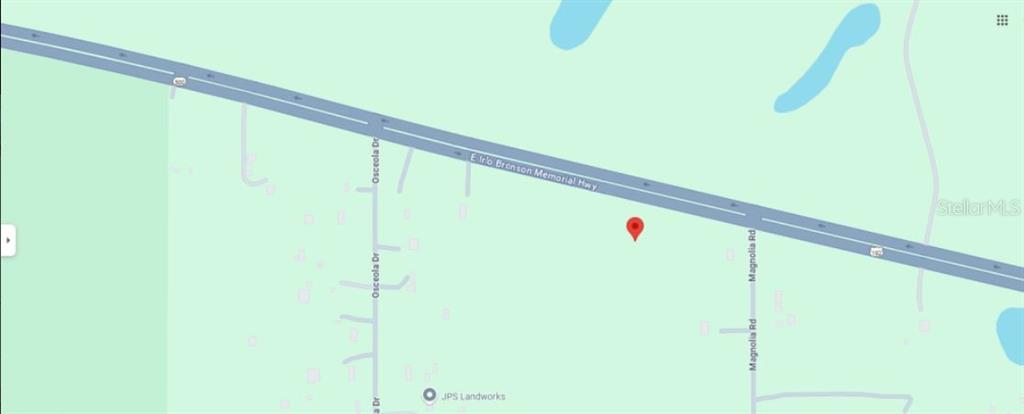This is a map showing a red location pin along E Irlo Bronson Memorial Highway — E IRLO BRONSON MEMORIAL HIGHWAY, ST CLOUD, FL