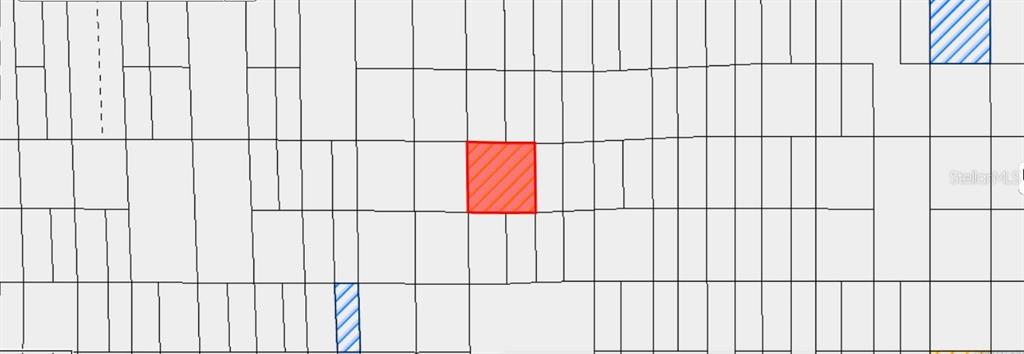 This is a map showing a highlighted red parcel of land among several other property lots — N/A, INDIANTOWN, FL