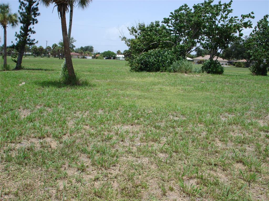 A grassy, undeveloped lot features scattered trees, a palm tree, and two utility poles — 2301 S TAMIAMI TRAIL, OSPREY, FL