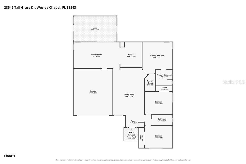 28546 TALL GRASS DRIVE, WESLEY CHAPEL, FL — photo 2 of 16