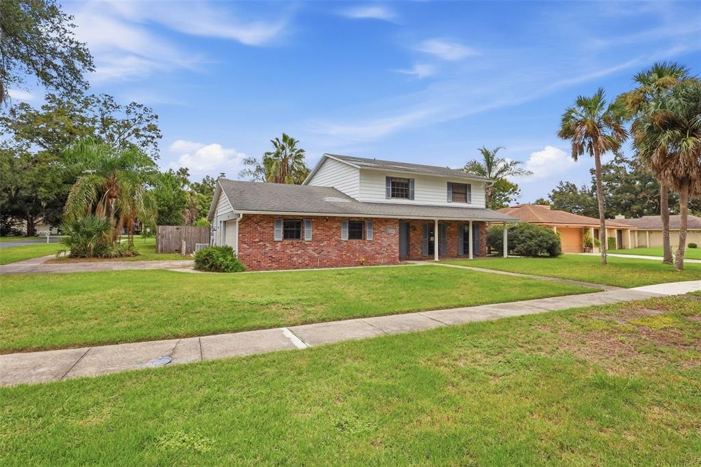 This is a two-story floor plan showing the layout of a residential home — 3561 CALGARY LANE, MOUNT DORA, FL