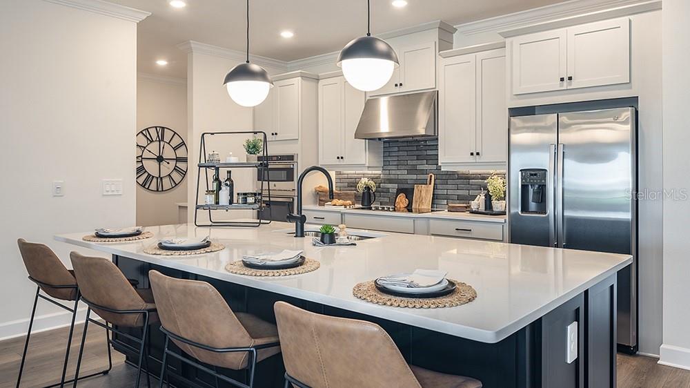 This image is a digital rendering showing ten different material and finish samples for home interiors — 5412 GUNWALE DRIVE, COCOA, FL