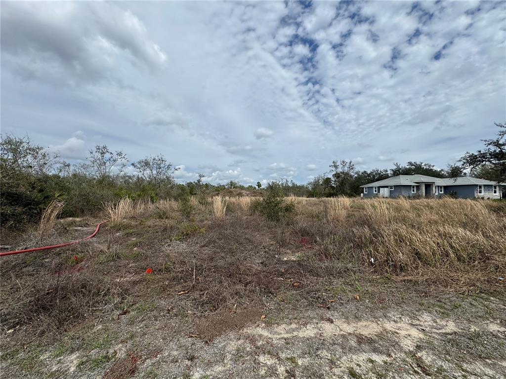 A vacant, grassy lot with scattered shrubs and a house visible in the background — 8500 SW AVIARY ROAD, ARCADIA, FL