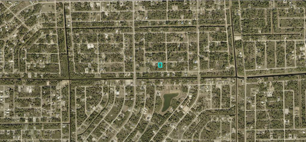 An aerial map view shows a residential neighborhood with a highlighted property lot — 1024 CARROLL STREET E, LEHIGH ACRES, FL